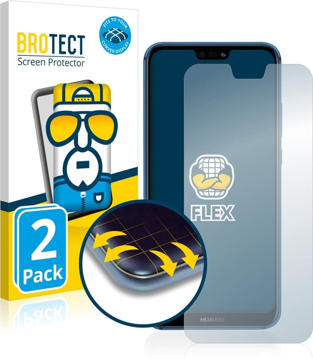 Immagine prodotto BROTECT Full-Cover Pellicola (2 Pezzo/i, Huawei P20 Lite)