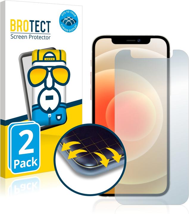 Actual product image BROTECT Full-Cover Protector (2 Piece, Apple iPhone 12 mini)