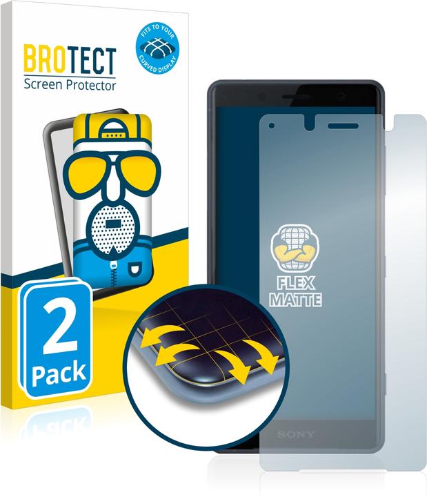 Actual product image BROTECT Full-Cover Protector Matte (2 Piece, Sony Xperia XZ2 Compact)