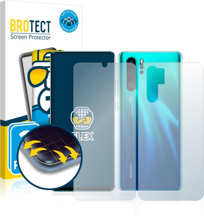 Produktbild BROTECT Full-Cover Displayschutz (2 Stück, Huawei P30 Pro)