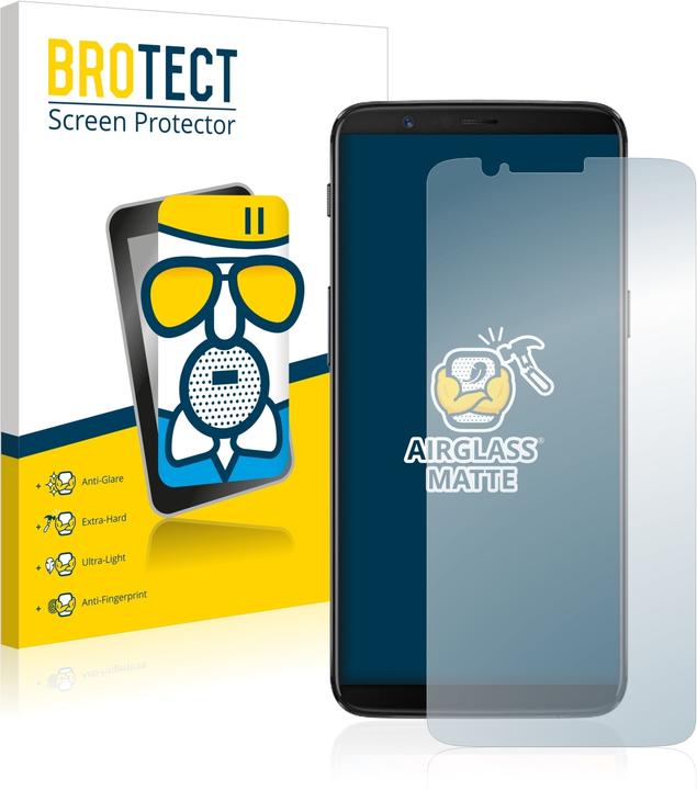 Image du produit BROTECT AirGlass Verre Mat (1 pièce(s), OnePlus 5T)