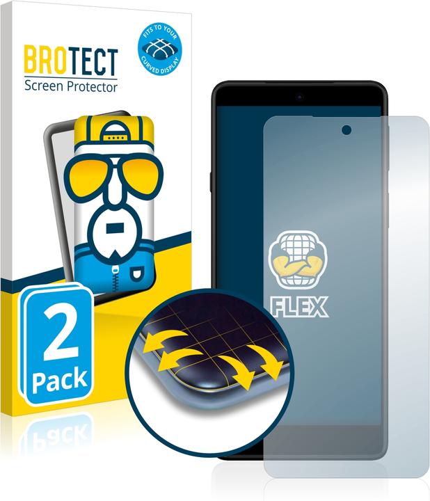 Actual product image BROTECT Full-Cover Protector (2 Piece, Motorola Edge 20)