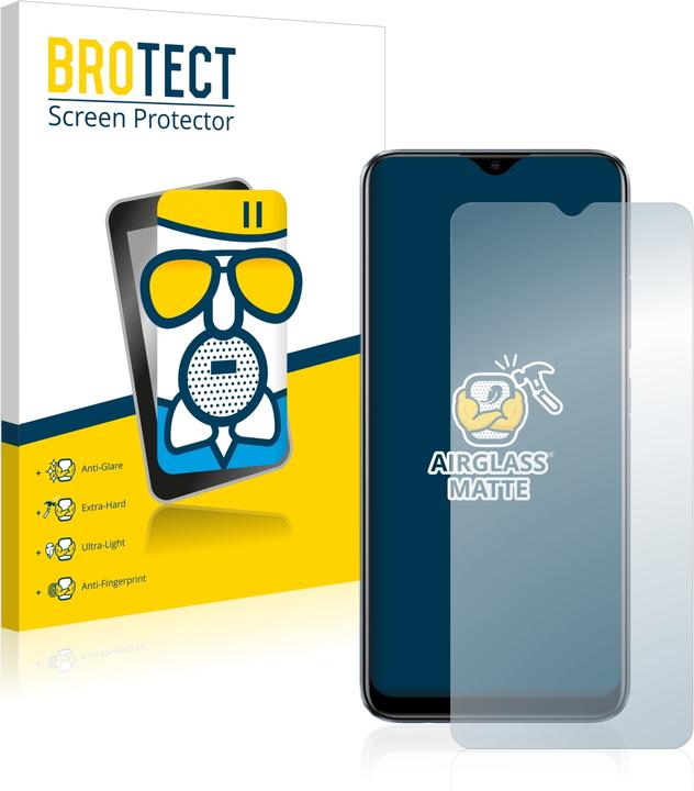 Produktbild BROTECT AirGlass Panzerglasfolie Matt (1 Stück, Realme C11 2021)