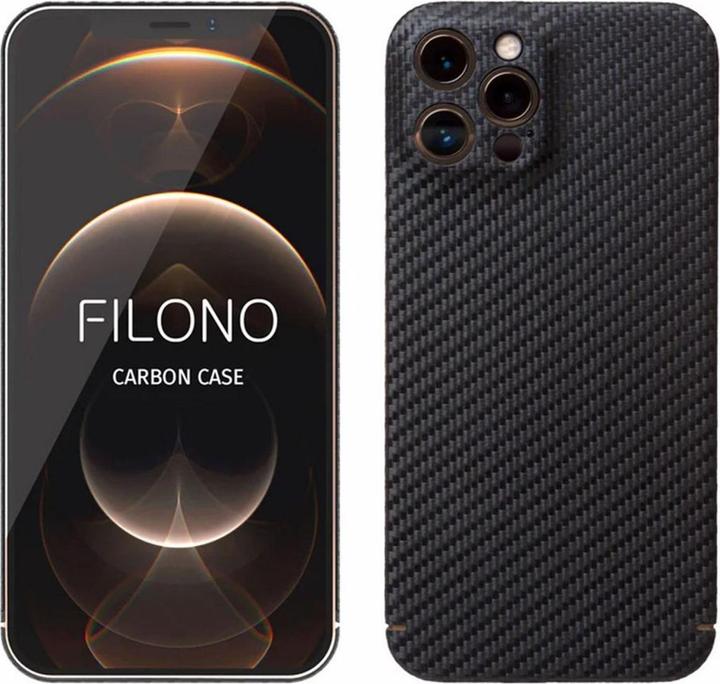 Actual product image Filono Carbon Case iPhone 12 Pro Max MagSafe compatible (Apple iPhone 12 Pro Max)