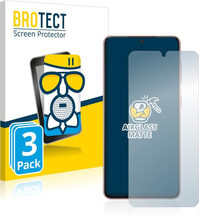 Image du produit BROTECT AirGlass Verre Mat (3 pièce(s), Samsung Galaxy S21)