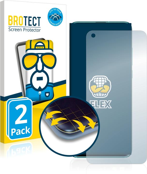 Produktbild BROTECT Full-Cover Displayschutz (2 Stück, Xiaomi Mi 10i)