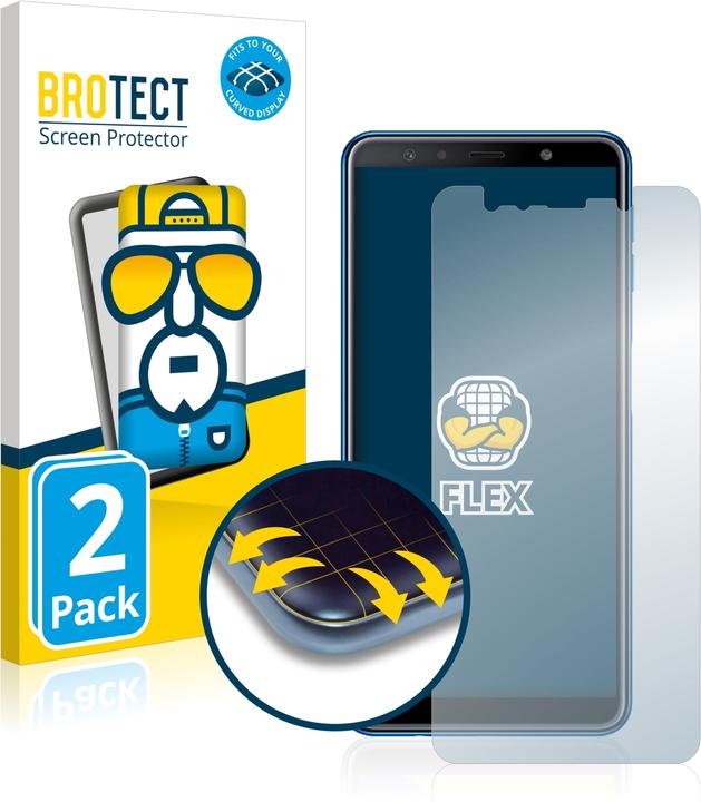 Image du produit BROTECT Full-Cover Protection (2 pièce(s), Samsung Galaxy A7 (2018))