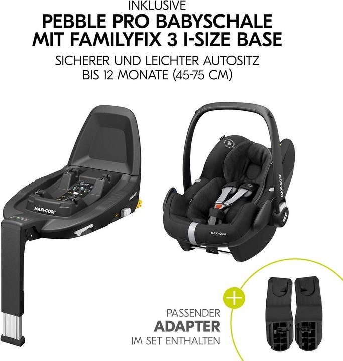 Produktbild Hauck Kinderwagen 3 in 1 4in1 Kinderwagen-Set Walk N Care Trio Set