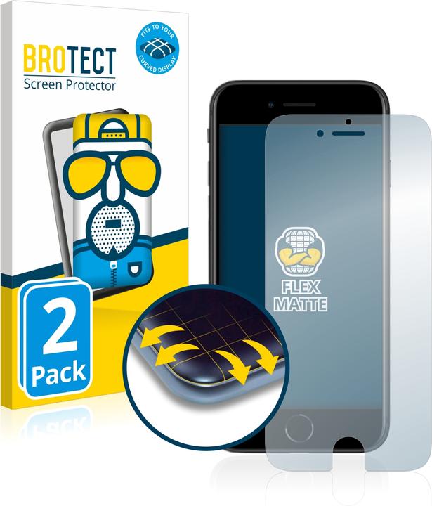 Image du produit BROTECT Full-Cover Protection Mat (2 pièce(s), Apple iPhone SE (2ème génération))