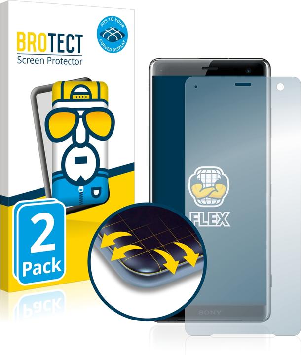 Actual product image BROTECT Full-Cover Protector (2 Piece, Sony Xperia XZ3)
