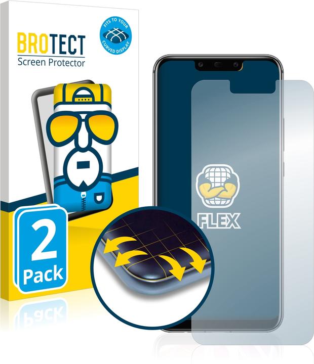 Actual product image BROTECT Full-Cover Protector (2 Piece, Mate 20 Lite)