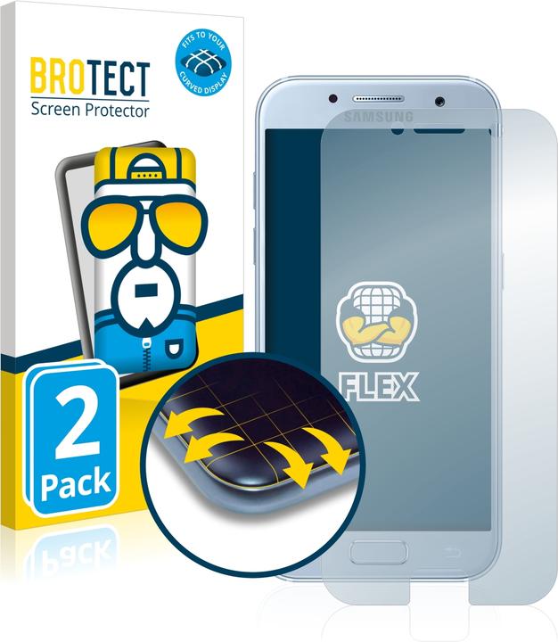 Produktbild BROTECT Full-Cover Displayschutz (2 Stück, Samsung Galaxy A5 (2017))