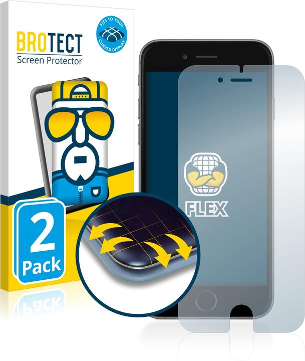Produktbild BROTECT Full-Cover Displayschutz (2 Stück, Apple iPhone 6s)