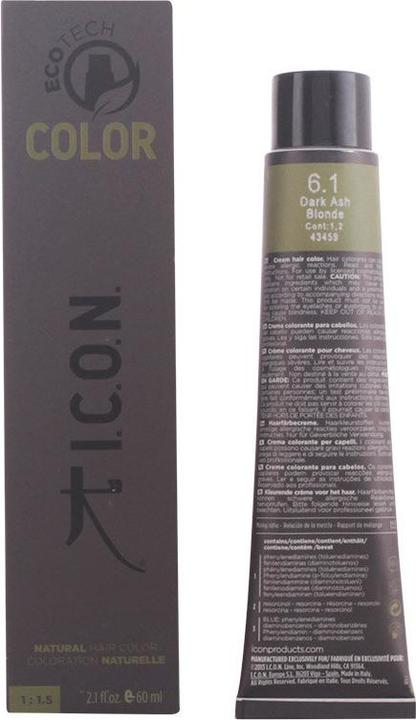 Produktbild I.C.O.N. ECOTECH COLOR natural color #6.1 dark ash blonde 60 ml (6.1)