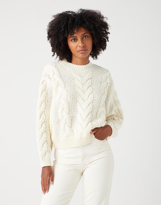 Wrangler Crew Neck Cable Knit (XS)