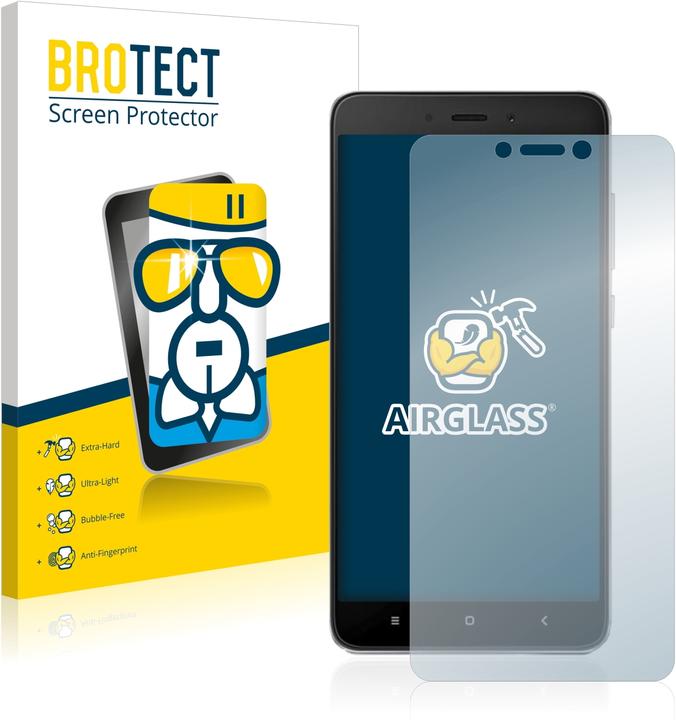 Image du produit BROTECT AirGlass Verre (1 pièce(s), Xiaomi Redmi Note 4)