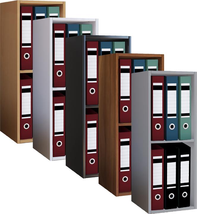 Actual product image VCM File rack office shelf Offas 2-compartment (34 x 30 x 72 cm)