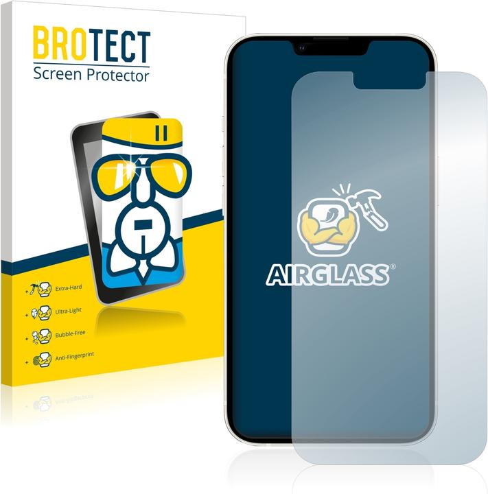 BROTECT AirGlass Glass (1 Piece, Apple iPhone 13)