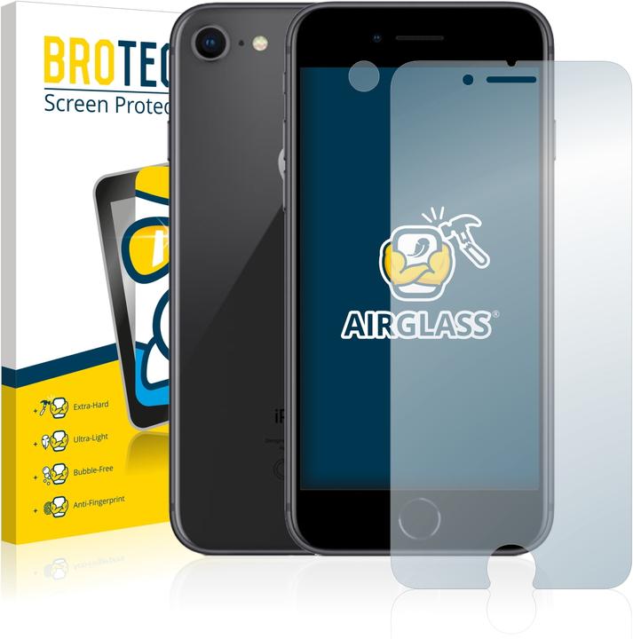 BROTECT AirGlass Panzerglasfolie (1 Stück, Apple iPhone 8)