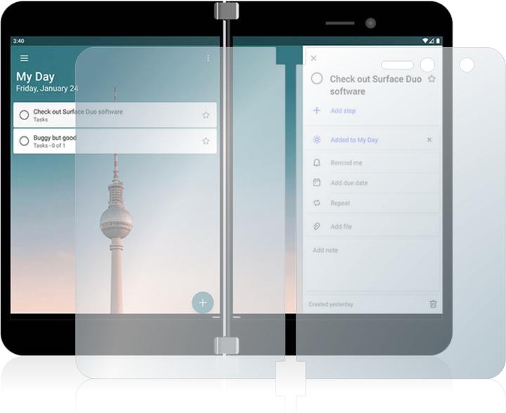 Produktbild upscreen Scratch Shield Displayschutz (1 Stück, Microsoft Surface Duo)