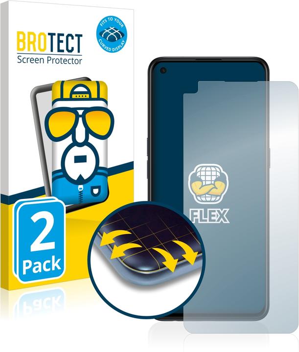 Actual product image BROTECT Full-Cover Protector (2 Piece, Oppo Find X3 Lite)