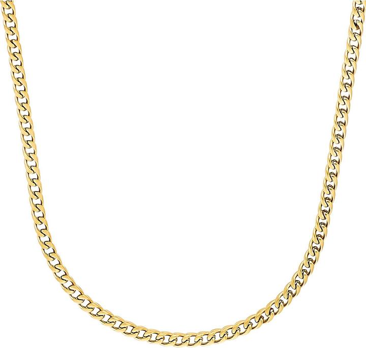 Actual product image S.Oliver Necklace for men, stainless steel IP gold (Stainless steel, 50 cm)