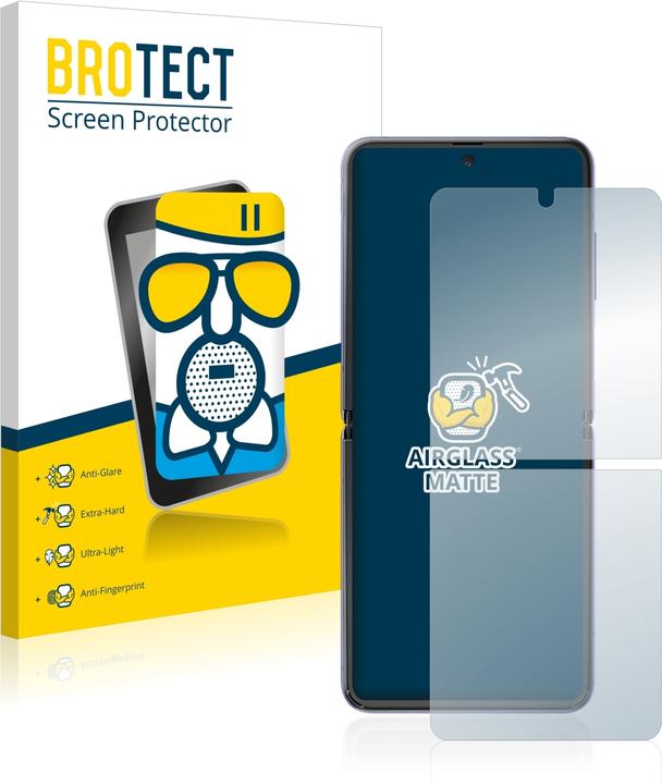 Actual product image BROTECT AirGlass Glass Matte (1 Piece, Samsung Galaxy Z Flip)