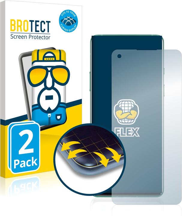 Produktbild BROTECT Full-Cover Displayschutz (2 Stück, Oneplus 8)