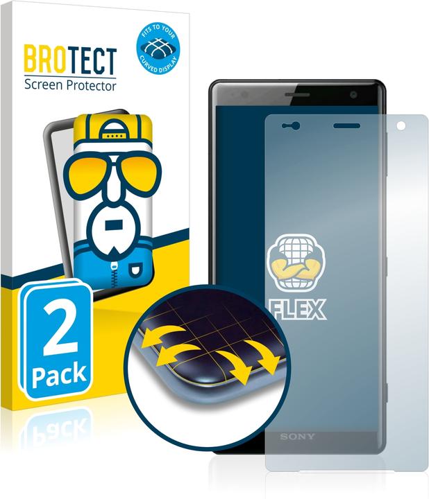 Produktbild BROTECT Full-Cover Displayschutz (2 Stück, Sony Xperia XZ2)