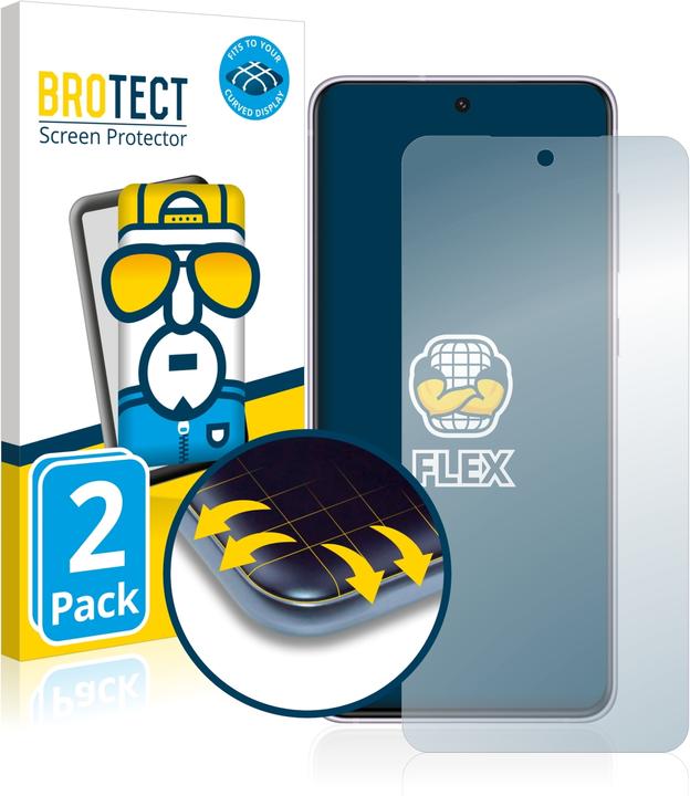 Produktbild BROTECT Full-Cover Displayschutz (2 Stück, Samsung Galaxy S21 FE 5G)