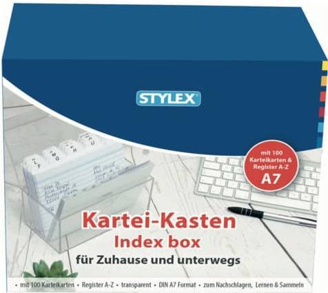 Image du produit Stylex Boîte à fiches A7 transp. 49971 (A7)