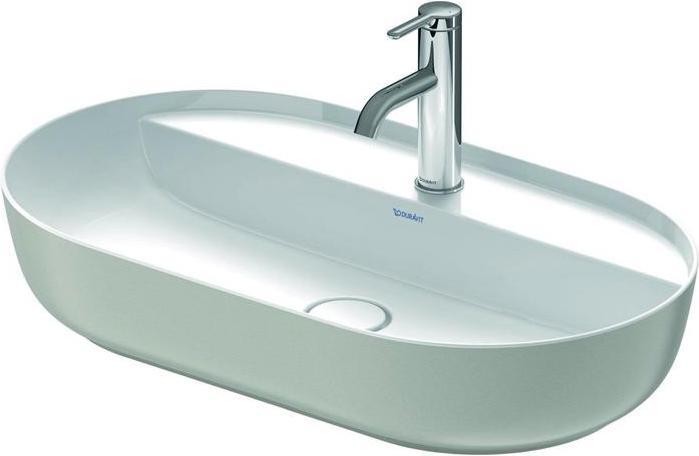 Produktbild Duravit Aufsatzbecken LUV o ÜL m HLB 700x400mm 1 HL gr seidenmatt (Aufsatzspülbecken, 40 cm, 70 cm)