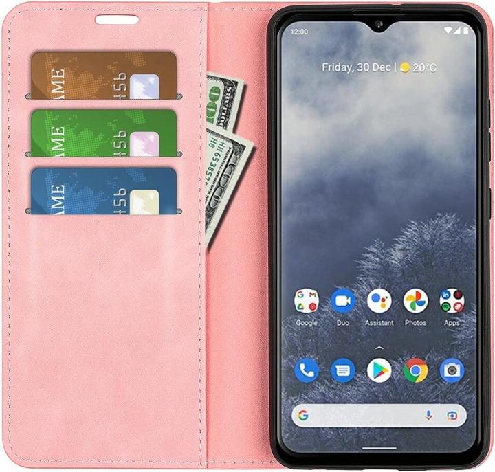 Actual product image Cover-Discount Nokia G60 - Stand Flip Case Cover pink (Nokia G60)