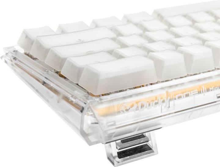 Produktbild Ducky One 3 Aura White Mini Gaming Tastatur, RGB LED - Kailh Jellyfish Y (US) (US, Kabelgebunden)