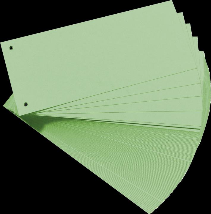 Actual product image Herlitz Dividers 10.5 x 24 cm, 100 pcs. - green