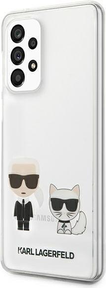 Immagine prodotto Karl Lagerfeld KLHCA33CKTR A33 5G A336 Custodia rigida amplificatore Karl trasparente Choupette (Samsung Galaxy A33 5G)