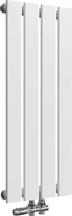 Produktbild Emke Heizkörper, Flachheizkörper mit Zentralanschluss, Weiss 90x30cm 403W Einlagig (403 W)