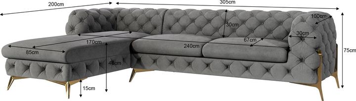 Actual product image Ropez Chelsea Bis (Corner sofa)