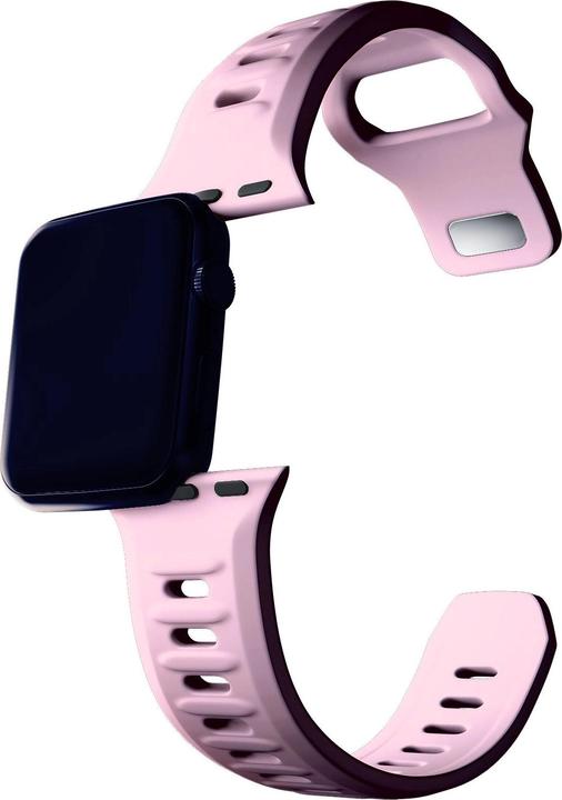 Produktbild 3MK Silicone Watch Strap Powder Pink dla Apple Watch 42/44/45/49 mm