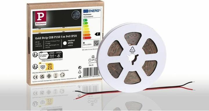 Immagine prodotto Paulmann PAUL Striscia luminosa a LED (Bianco neutro, 500 cm, Interno)