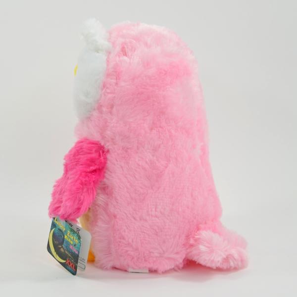 Actual product image Kögler Lab animal Lab owl, XXL with movable beak, "Nina" pink, 26x20cm Lab animal (26 cm)