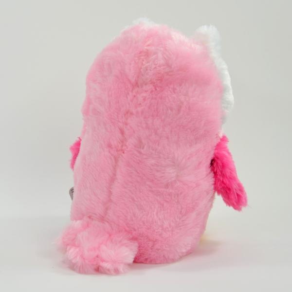 Actual product image Kögler Lab animal Lab owl, XXL with movable beak, "Nina" pink, 26x20cm Lab animal (26 cm)