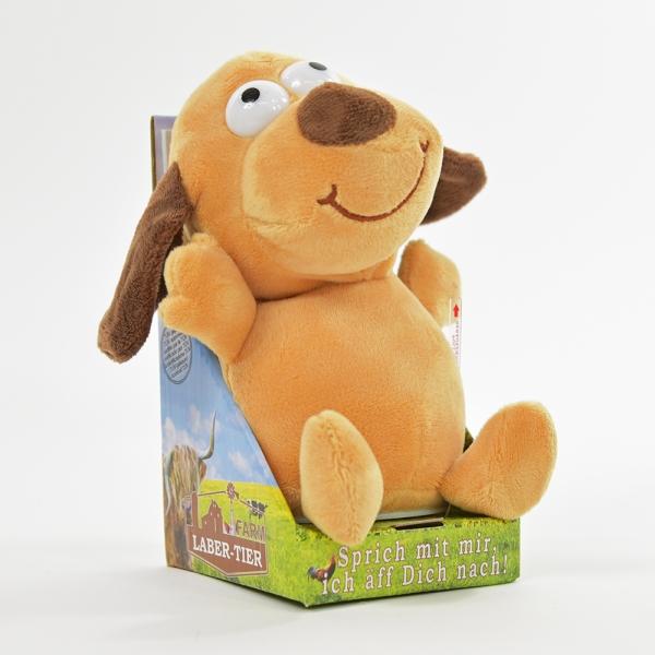 Immagine prodotto Kögler Babbling animal - cane "Bruno", che pappagallo tutto, incl. batterie, 18x12x17cm Babbling animal (17 cm)
