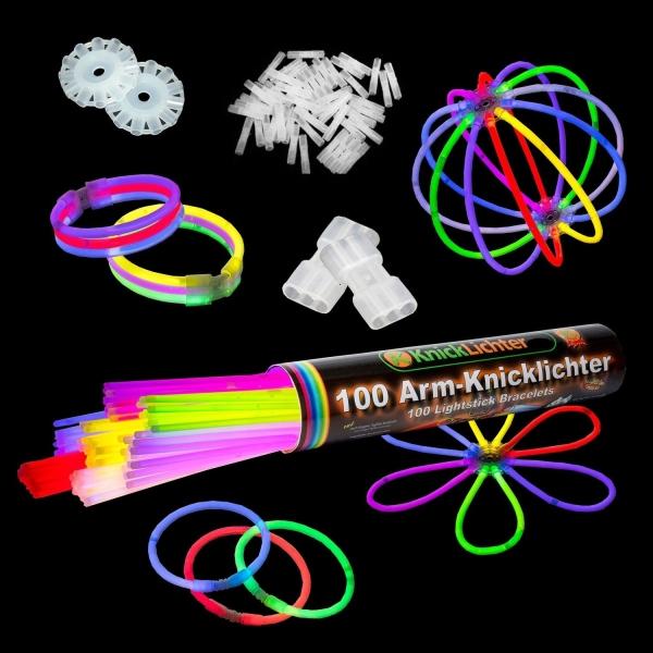 Knicklichter 100 glow sticks