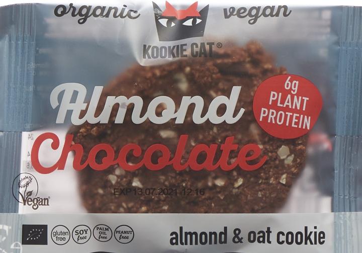 Actual product image Kookie Cat Almond Chocolate Cookie (1 pcs., 50 g)
