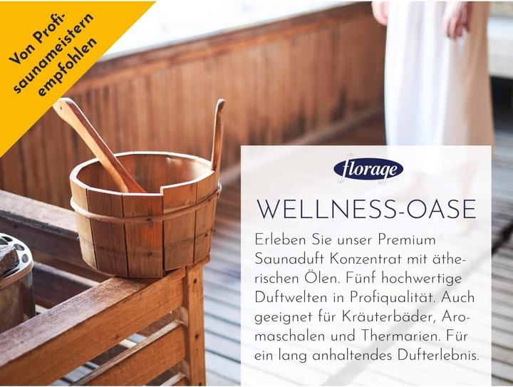Produktbild Florage 5x 100ml Saunaaufguss Geschenkset
