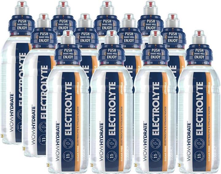 Produktbild Wow Hydrate Electrolyte Water (12 x 500ml) (Orange, 12 x)