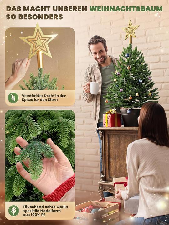 Actual product image Artitree Künstlicher Weihnachtsbaum mit LED-Beleuchtung (60 cm)