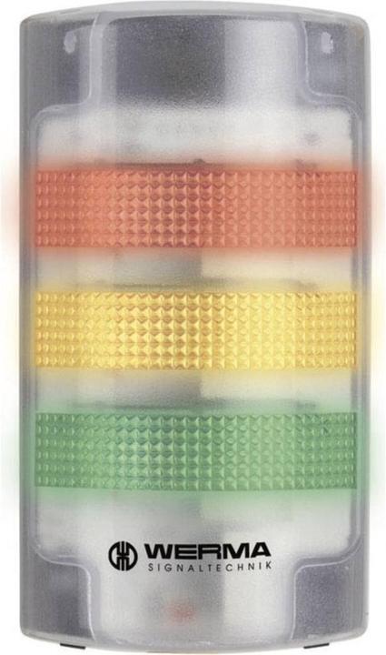 Image du produit Werma Colonne de signalisation 115 à 230 V/AC lumière permanente, feu clignotant IP65