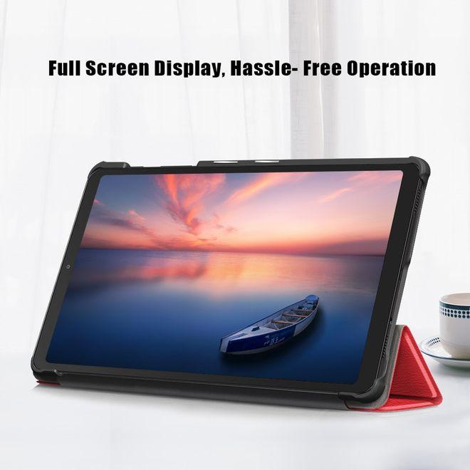 Actual product image MU Classic Triple foldable leather cover (Galaxy Tab A7 Lite 8.7)